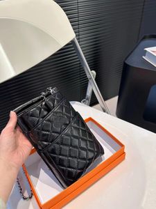 7A – sac de téléphone classique 2 en 1 pour femmes, Design de luxe à la mode, avec matériau en peau de mouton pour le rangement, sac à chaîne Super polyvalent
