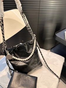 7A Fashion Luxury Design Femme's Classic Trawstring Garbage Sac Médievale Chaîne pour faire du vieux sac à bandoulière