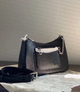 7a Fashion Woman Bag onderarm tas Zipper Marelle Twill Cowhide uitgeholde Logo Cross Body Bag veelzijdige luxe 2022 Designer