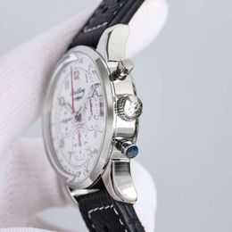 7a pour le temps Time Bretiling Watch Men Chronograph Wrist Wrists Mouvement mécanique de la plus haute qualité UHR 6pins Woking Back Transparent Montre Navitimer IRV1