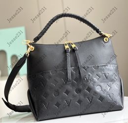 7A Bolso de diseñador de cuero genuino Bolso Hobo Maida para mujer Bolsos de hombro Bolso cruzado Bolso de mano de cuero repujado Bolsos Correas ajustables Bolso de mano Carteras Mochila