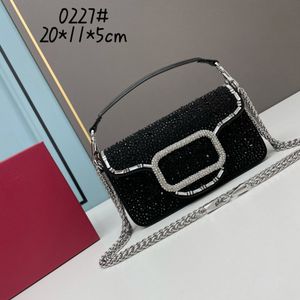 7A Hoge kwaliteit handtas Designer avondtasje Imitatiekristal Schapenleer Geborduurde schoudertas Dames Crossbodytas Luxe cameratas 231025bj