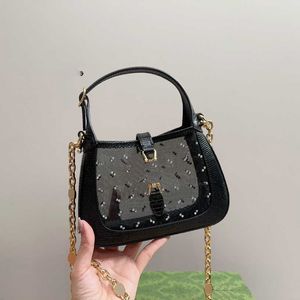 7A LIZARD SCHAG MAIN LADE HAPPURME MAISSE MESH 1961 Sacs Crossbody Purse en cuir Sacs Fashion Embrayage Copper Letter Chain Handsbags 240315