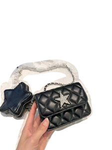 7A Luxe designertas Klassieke mini-tas met sterketting Lamsleer met diamanten ruit Flip Bag Super alles-in-één crossbodytas