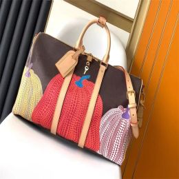 7A Luxe Duffel Bags Designer Bag Fashion Men Women Echt lederen reiszakken merkontwerper Bagage handtassen met slot grote capaciteit Sporttas Trein Cases tas