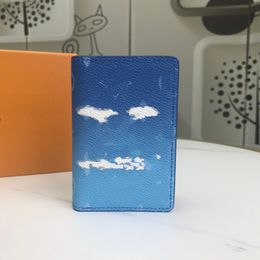 7A M69679 Meerdere kaarthouders Credit Wallet Ontwerpers Mannen en Vrouwen Zwart Mode Paspoort Cover ID Zakelijk Mini Muntvak voor Dames Portemonnee Etui