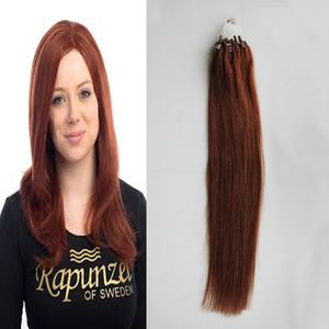 7A Micro Loop Braziliaanse Extensions Recht 100g micro loop human hair extensions Capsule Keratine Kraal Haar