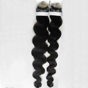 7a Micro Loop Human Hair Extensions 200g 2 pack Micro Loop Ring Links Remy Body Wave 100% real Human Hair Extensions