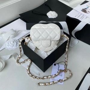 7A Spiegel Kwaliteit Designer Dames Harttassen Klassieke Lamsvacht Gewatteerde Flap Portemonnee Crossbody Zwarte Schouderketting Box Tas Luxe Real Lederen Pols Handtas