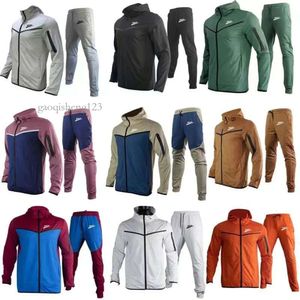 7A Nieuwe heren Tech Fleece trainingspak Designer dunne sportkleding voor dames Zip-up hoodie Heren jas met lange mouwen Joggerbroek Aziatische pasvorm Maat S-3Xl Gaoqisheng123