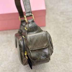 7A Quality Bags Designer damestas Miui Hobo Vintage leren Y2k schoudertassen