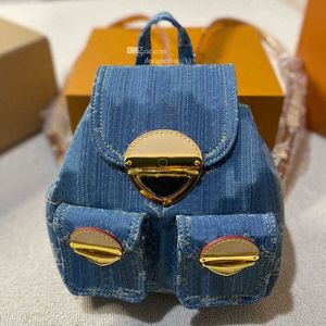 Sac de créateur de concepteur de luxe de 7a Venise sac à dos sac en denim Femme Fashion Back Pack Geuthesine Le cuir de voyage Bag de livre Bag de créateur pour femme