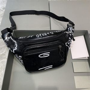 7A Qualité Taille Sacs Bumbag Sacs à main Sac à main Hommes Femmes Cuir Sport Runner Fanny Pack Belly Graffiti Taille Bum Sac Fitness Runnin284m