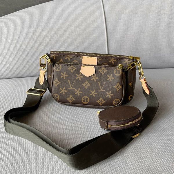 7a qualité femmes fourre-tout pochette MULTI POCHETTE ACCESSOIRES sac de créateur M44840 sacs à main sacs à bandoulière en cuir véritable portefeuille pour hommes pochette de luxe sacs à bandoulière