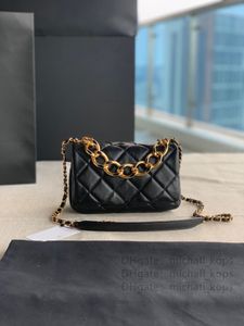 7A top luxe femme sac à bandoulière mode nouvelle chaîne épaisse importé ceinture matérielle originale en peau de mouton ensemble complet d'emballage