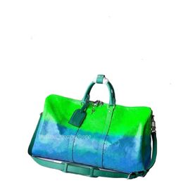 Sac de voyage de qualité supérieure 7A Designer Bag des femmes échièces 50 Boston 59712 50b Blue Green Luxurys Purse