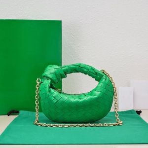 7A avec boîte Sac à bandoulière fourre-tout de qualité Designer Sacs à chaîne Mode de luxe Femmes Tissé véritable cuir véritable vert Sac à main Zipper Sac à main en peau d'agneau Hobo Shopping sacs à main