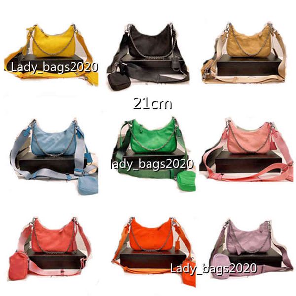 7A + Femmes Hobo Sacs à bandoulière Nylon Axillary Bag Waistbag Chest Luxurys Designer Purse Sacs à main presbytes Wallet Belt Messenger Tote Parachute