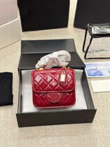 7A – sac à bandoulière carré en cuir véritable pour femmes, sac classique à rabat de luxe, sac Design de Style emblème 22K