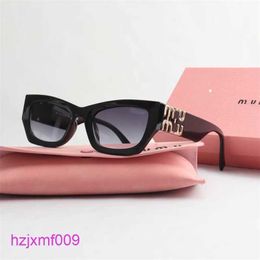 7bum Sonnenbrille Miu Fashion Glasses Ovaler Rahmen Designer-Sonnenbrille Damen Antiradiation Uv400 Polarisierte Gläser Herren Retro-Brille mit Origina