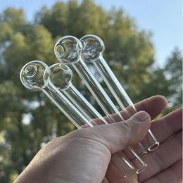 7cm 12cm 10cm en verre Brûleur d'huile Pipe de gobelet Pyrex Pyrex Pipes à main pour les accessoires pour fumer