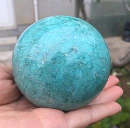 Boule d'amazonite naturelle de grande taille de 7cm, cristal de Quartz, sphère de puissance, orbe de pierre d'amazonite, guérison reiki pour la décoration de la maison, 8412437