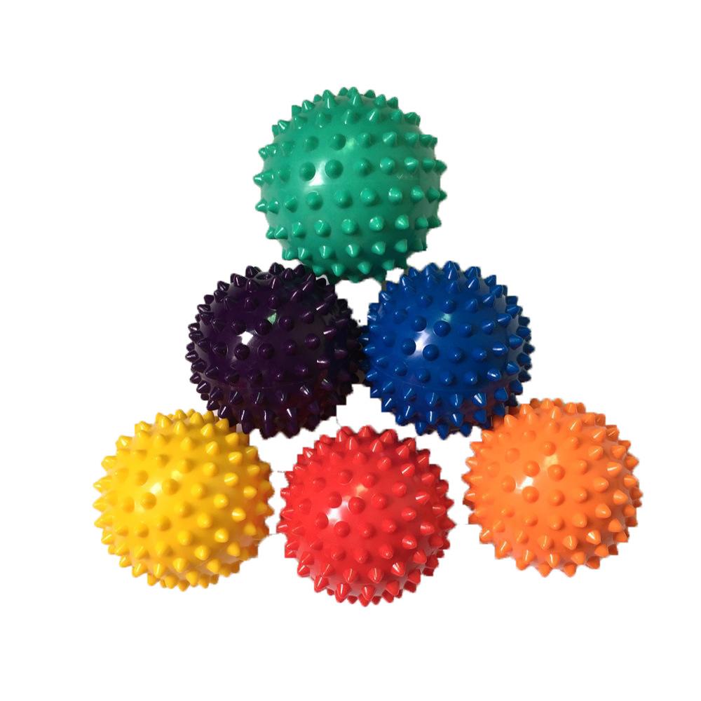7cm Foot Spiky Massage Ball Cervical Vertebra Recovery Acupoint Trigger Point Muscle Relax Hand Pain Relief Therapy Hedgehog Ball