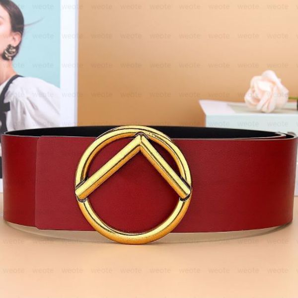 7cm Large Ceinture Designer De Mode Ceinture Pour Femmes En Cuir Véritable Dames Ceintures Obis Femmes Culotte Or Lettres De Luxe Ceinture Cintura Luxe