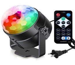 7 couleurs 3 W LED effets Disco DJ contrôle du son projecteur Laser effet lumière musique fête de noël décoration scène Light3770577
