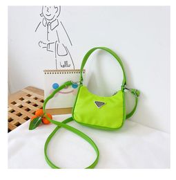 7 kleuren designer meisjes mini handtassen kinderen prinses verandering portemonnee kinderen casual messenger bags een schouder baby tas snoep kleur