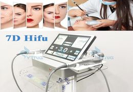 7D HIFU Machine 2 en 1 dispositif portatif de suppression des rides équipement de salon de beauté de levage de la peau corps à ultrasons focalisé de haute intensité 3946542