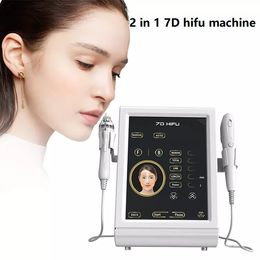 7D HIFU Machine 20000 -schoten 2 in 1 fractionele RF Microneedle -apparatuur voor rimpelverwijdering Face Hefhefhefstrailling Hoge intensiteitsgericht echografie -apparaat