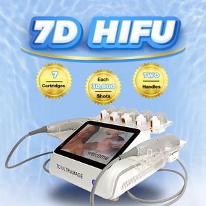 Machine amincissante 7D HIFU, équipement de lifting du visage à ultrasons focalisés de haute intensité, élimination des rides
