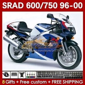 Factory Blue Body Kit voor Suzuki Srad GSXR 750 600 CC GSXR600 GSXR750 1996-2000 168NO.147 GSX-R750 GSXR-600 1996 1997 1997 1998 1999 1999 1999 1999 1999 1999 1999 1999 1999 1999 1999 1999 1999 1999 1999 1999 1999 1999 1999 1999 1999 1999 1999 1999 1999 1999 1999 1999 1999 1999 1999 1999 1999 1999 1999 1999 1999 1999 1999 1999 1999 1999 1999 1999 1999