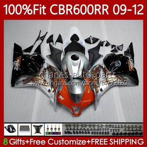 Corps OEM pour HONDA CBR 600 CBR600 F5 RR CC 09-12 Carrosserie 69No.21 CBR 600RR CBR600RR 09 10 11 12 CBR600F5 2009 2010 2011 2012 600CC Moule d'injection Carénage Graffiti nouveau