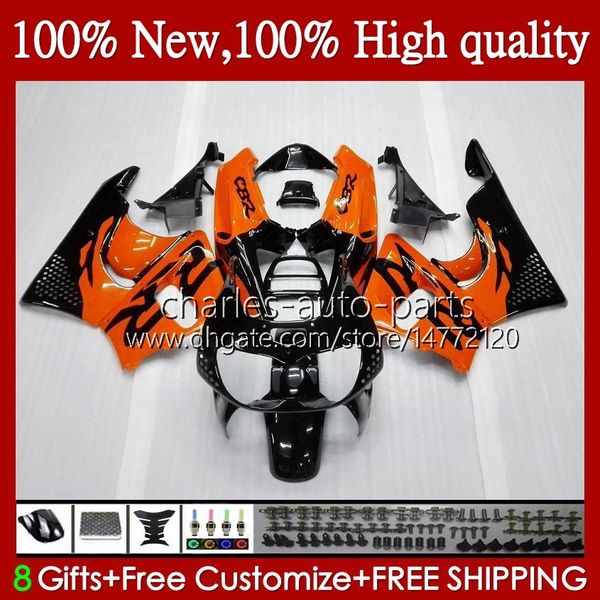 Cuerpo para HONDA CBR 893RR 900RR CBR900 naranja negro CBR893 900 893 CC RR 95HC.5 CBR900RR 1994 1995 1996 1997 CBR893RR 94 95 96 97 Carenados