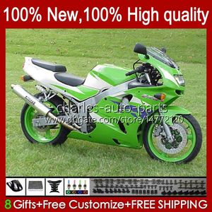 Karosserie für KAWASAKI NINJA ZX-6R ZX600C ZX 6R 636 600CC 600 CC 94-97 Karosserie 50HC.113 grün Fabrik schwarz ZX-636 ZX600 ZX 6 R ZX636 1994 1995 1996 1997 ZX6R 94 95 96 97 Verkleidungsset