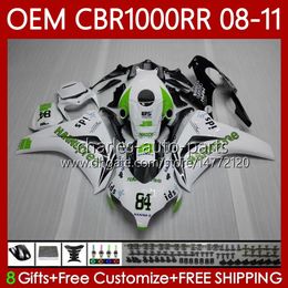 Injectievorm voor Honda Body CBR1000 CBR 1000 RR CC 08-11 Carrosserie 60NO.28 CBR 1000RR 1000CC CBR1000RR 08 09 10 11 CBR-1000 2009 2009 2010 2011 OEM Fairing Hannsbree Stock