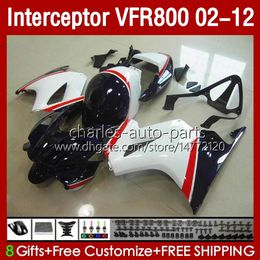 Carrosserie voor HONDA VFR800 VFR 800 RR CC 800RR Interceptor 02-12 Body 129NO.23 800CC VFR800RR 02 03 04 05 06 07 VFR-800 2002 2009 2009 2010 2011 2012 Verkortingen Donkerblauw BLK