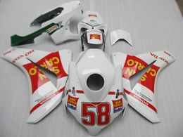 7 regalos Inyección ABS Carenados para Honda CBR1000RR 2008 2009 2011 kit de carenado rojo blanco CBR 1000 RR 08 09 10 11 DS34