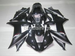 7Gifts Kit de camerier de moulage par injection pour Yamaha R1 2002 2003 Fairings noirs YZF R1 02 03 GH46