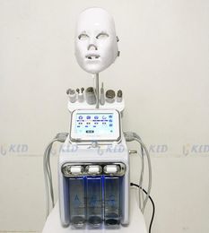 7in 1 Dermabrasiemachine Hydra Reinigingswrinkle verwijdering Diamant Microdermabrasie Water Peeling Device 7 Kleur PDT Light8404330