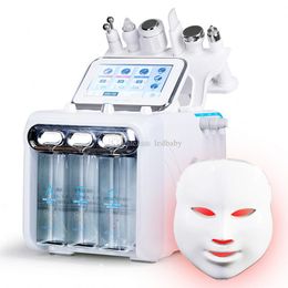 7in1 Facial Machine LED MASKER RF SKUN REJUVENAITON Microdermabrasion Hydro Dermabrasion Bio-Lifting Wrinkle Removal Hydrofaciale spa