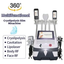 7In1 Fat Freeze Cryolipolysis amincissant la perte de poids de la machine Double retrait du menton avec le refroidissement 3D Cryo Handle130