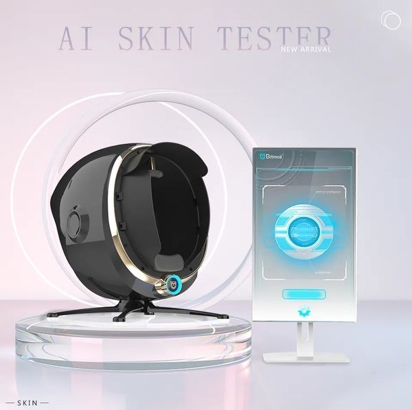 Escáner de espejo inteligente 7 en 1, portátil, Wifi, analizador de piel Facial 3d, analizador Digital de belleza de la piel con pantalla de 21,5 pulgadas