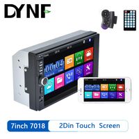 7INCH 2DIN 7018B HD CAR AUTO AUTO TOUCT AUTRALUTIVE BLUETOOTH MP5 MIRMEDIA PLAY MIRROR LINK FM AUX USB SD FONCTION RADIO