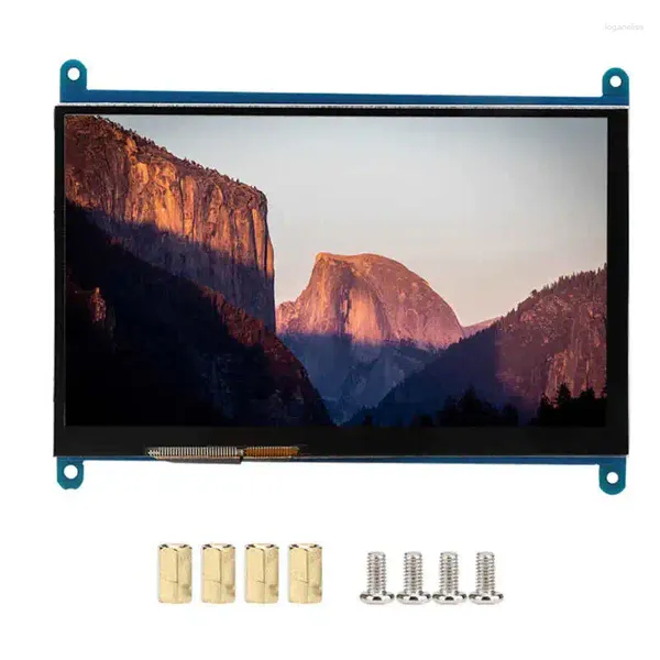 Écran LCD 7 pouces 1024x600 Ultra HD, tactile capacitif, USB, sans pilote