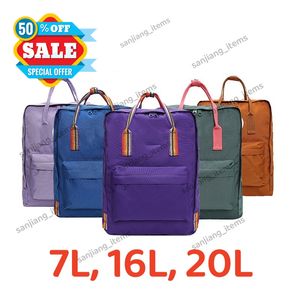 7L 16L 20L Fox Canvas reisrugzak 3 maten Waterdichte schoudertas duurzame laptoptassen rugzak schoolboek dagelijkse rugzakken bakken handtas Zweedse portemonnees 2024