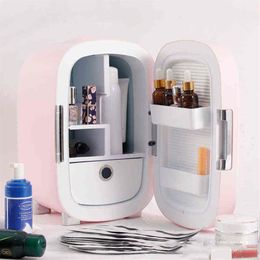 7L Maquillage Réfrigérateur Beauté Réfrigérateur Professionnel Soins De La Peau Préservation Intelligente Maison Portable Voiture zer Haute Qualité BX41 H284p