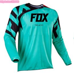 7l2m 2024 T-shirt de mode costume de vélo de montagne Foxx T-shirts pour hommes Motocross montagne Enduro vélo Moto descente Teleyi femmes hommes cyclisme vtt chemises Bmx